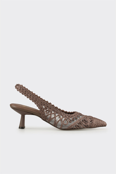 Elle Shoes Kahve Kadın Klasik Ayakkabı