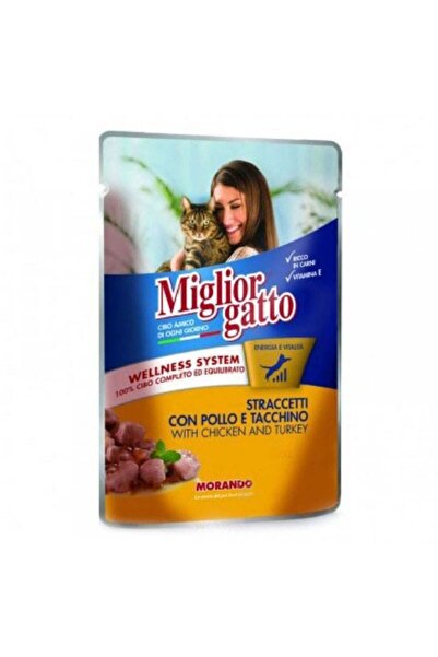 Miglior Gatto Chicken & Turkey Pouch Wet Cat Food 100g