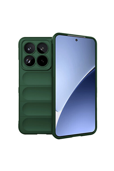 Techsuit Калъф за Xiaomi 15 Pro, Магически щит, удароустойчива защита, зелен
