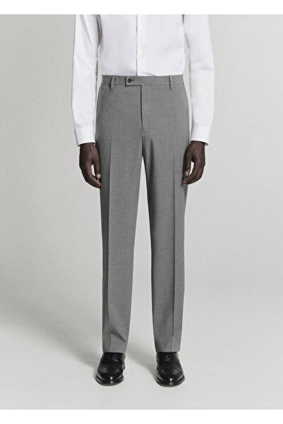 MANGO Man London regular fit kumaş pantolon