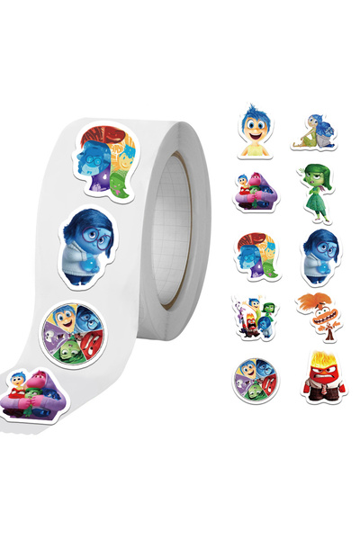 Choice 500PCS 500pcs/Roll Disney Inside Out 2 Fantasy Animated Cartoon Sealin...