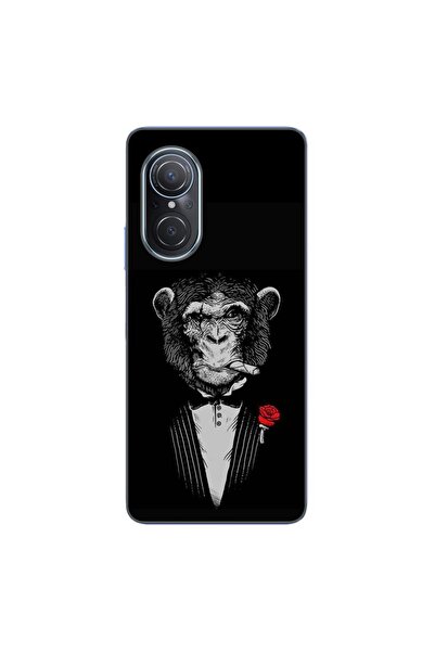 OEM Husa compatibila cu Huawei Nova 9 SE Silicon Gel Tpu Model Cigar Monkey