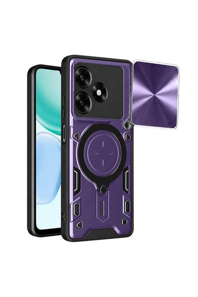 Evolium Phone Case for Honor X5c Plus, Camera Protection, with Stand, TPU, Ev...