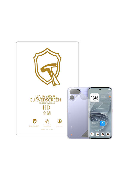 Microcase Tecno Pova Curve 2 ile Uyumlu Full Tpu Nano Arka Ekran Koruma Filmi...