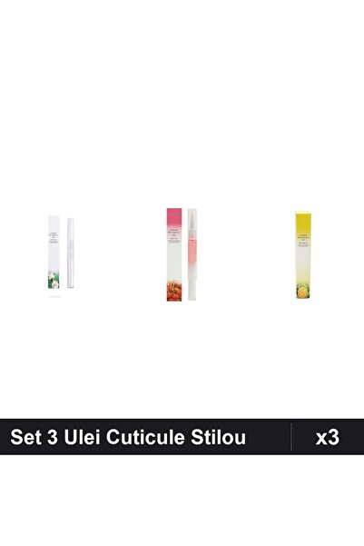 NAİLS Set 3 Ulei Cuticule Tip Stilou - Lily, Cherry, Ananas - Ingrijire Unghii