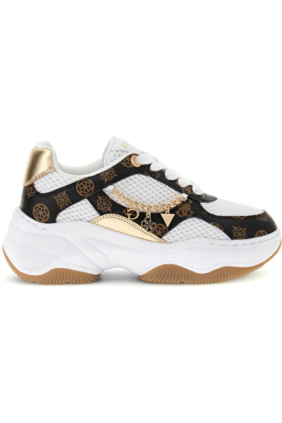Guess λευκό/καφέ sneaker HARPAA