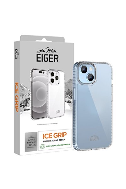 EIGER Husa Ice Grip iPhone 15 Plus Clear