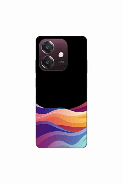 OEM Husa compatibila cu Oppo A60 5G Silicon Gel Tpu Model Neon Waves