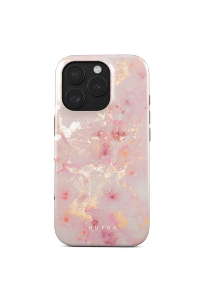 BURGA Husa Dual Layer Golden Coral iPhone 16 Pro