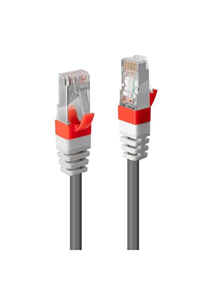 LİNDY Cablu patch Cat6(A) SSTP / S/FTP PIMF gri 15m 10Gbit