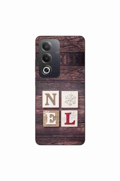 OEM Husa compatibila cu Oppo A80 Silicon Gel Tpu Model Craciun Noel Wood