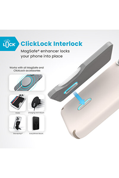 Speck Presidio2 Pro ClickLock & MagSafe - Husă iPhone 16 (Albăstru Bone / Aur...