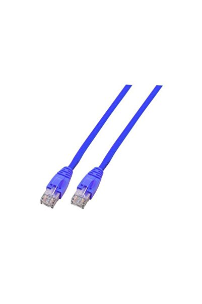 EFB Cablu patch RJ45 U/UTP Cat.6 LSZH CCA 3.00m albastru