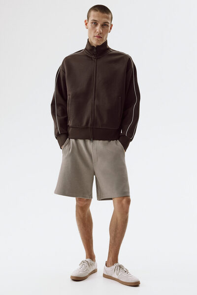 H&M İnterlok Şort Regular Fit