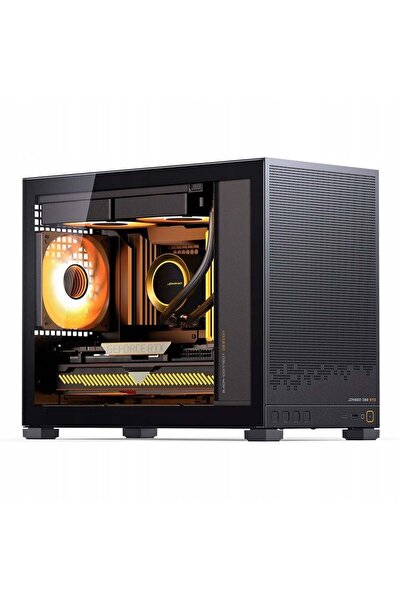 jonsbo D32 STD Negru Carcasă PC, Carcasă Mini, mATX, Sticlă securizată - negru