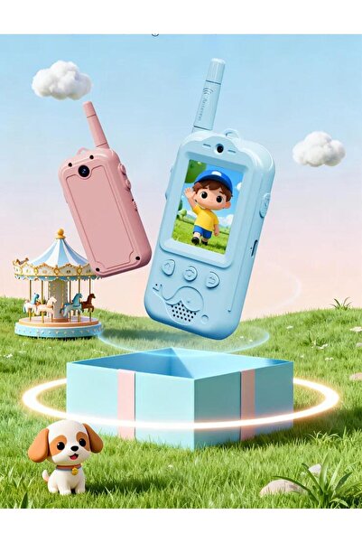 GENERAL Kids Video Walkie Talkie Camera Set – Rechargeable Toy Intercom for C...