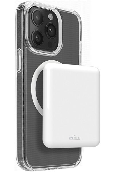 Puro Powerbank Power Mag 5000mAh cu MagSafe USB-C - negru