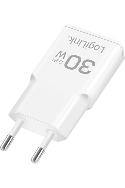 LogiLink Încărcător de rețea PA0348 USB GaN, 30 W, 1x USB-C (PD), 1x USB-A (Q...