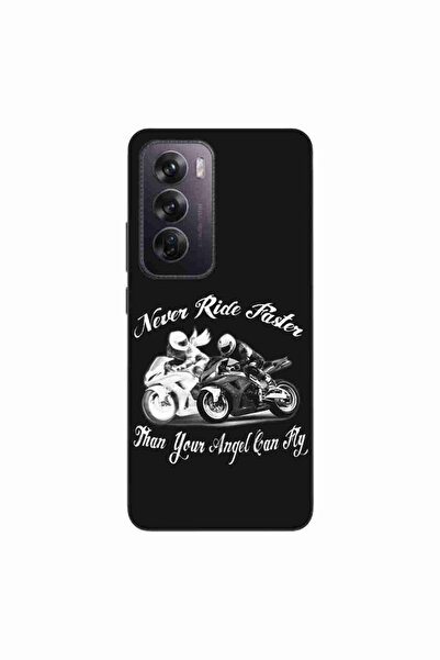 OEM Husa compatibila cu Oppo Reno12 Pro Silicon Gel Tpu Model Never Ride Faster