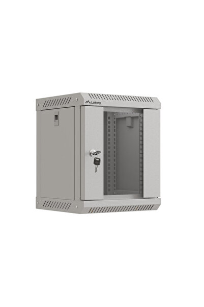 Lanberg Rack de instalație suspendat 10 " 6U 300x300 gri cu uși vitrate (flat...