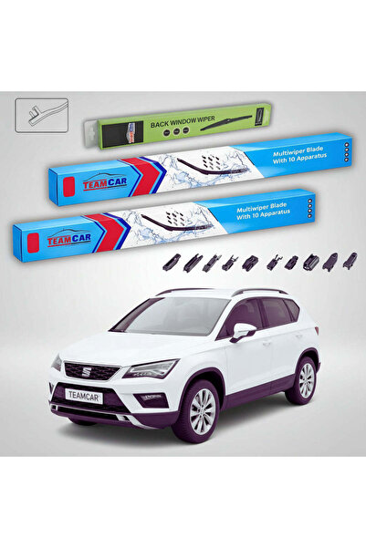 TEAMCAR Υαλοκαθαριστήρες Seat Ateca KH7 2016-σήμερα |   Σετ Επίπεδων Στηριγμά...