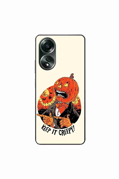 OEM Husa compatibila cu Oppo A58 4G Silicon Gel Tpu Model Halloween Keep it C...