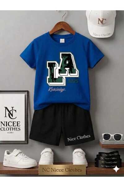 NC Nicee Clothes ΚΑΛΟΚΑΙΡΙΝΟ ΠΑΙΔΙΚΟ ΜΠΛΟΥΖΑΚΙ ΚΑΙ ΣΟΡΤΣ UNISEX (ΣΧΕΔΙΟ KES C...