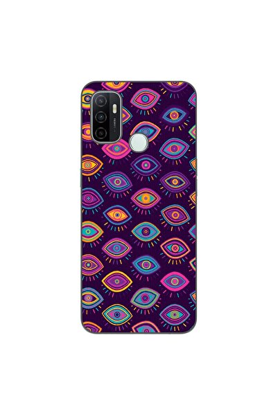 OEM Husa compatibila cu Oppo A53 Silicon Gel Tpu Model Tribal Eyes