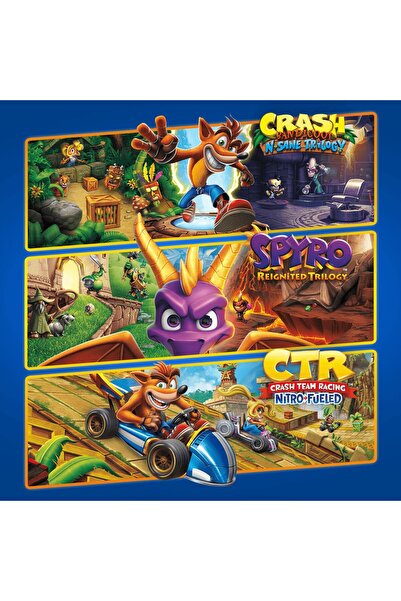 Square Enix PlayStation 4 - Crash Bandicoot N. Sane + Spyro Reignited Triple ...