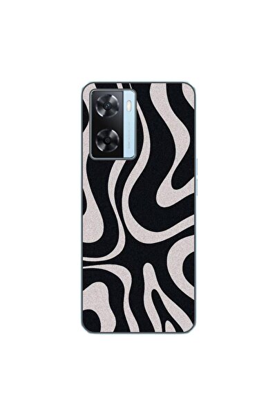 OEM Husa compatibila cu Oppo A57s Silicon Gel Tpu Model Monochrome Hypnotic