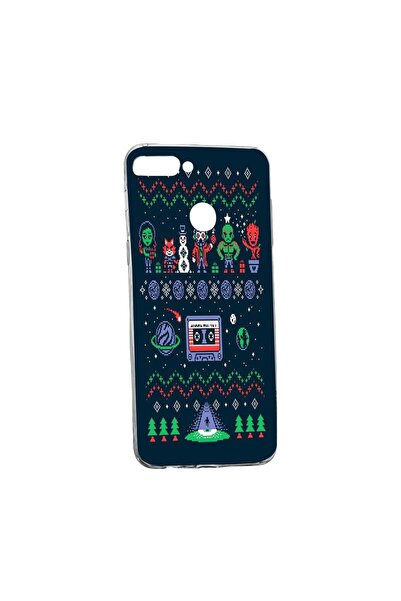 bestcase Husa de protectie Craciun, Christmas, robot pentru Huawei Y6 Prime 2...