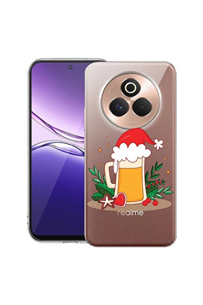 bestcase ¬Æ Husa pentru Realme P3 Pro cu Design Xmas Beer, Clear Slim Silicon...