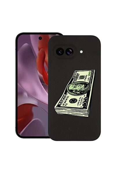 bestcase Калъф за Google Pixel 9a, Mr.Franklin 100Dollar, Тънък силиконов 0.8...