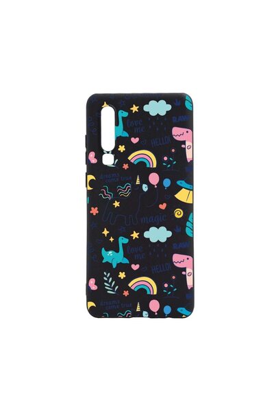 bestcase Husa Silicon Compatibila Cu Huawei P30, Unicorn - Dreams Come True, ...