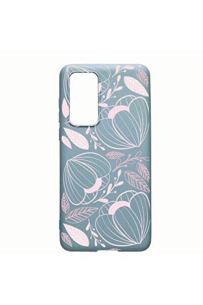 bestcase Husa Huawei P40, Pink Flower, rezistenta la uzura, anti-alunecare, d...