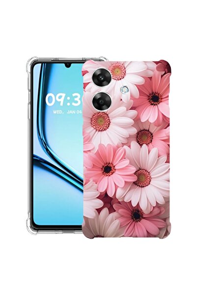 bestcase Αντικραδασμική Θήκη για Realme Note 60 / Note 60X με Σχέδιο Ροζ Μαργ...