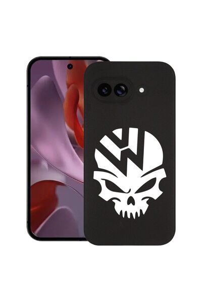 bestcase ¬Æ Husa pentru Google Pixel 9a, VW Skull, Slim Silicon 0.8MM, Antiso...