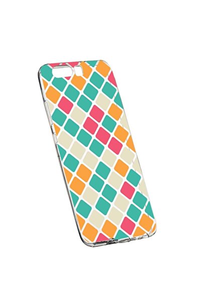 bestcase Husa Silicon, Transparent, Slim, Mozaic, 123, Huawei Y6 2018