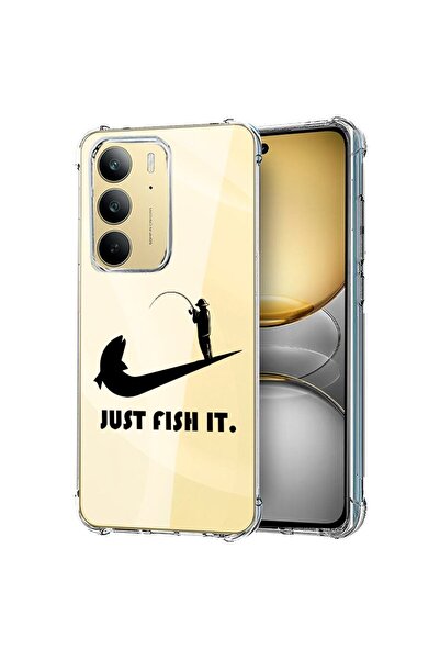 bestcase Husă pentru Realme 14x 5G, Antișoc 1.5MM, Just Fish It, Protecție ca...