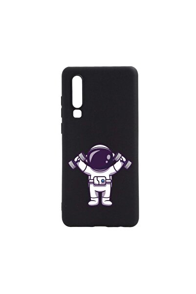 bestcase Husa Silicon Compatibila Cu Huawei P30, Astronaut Gym, rezistenta la...