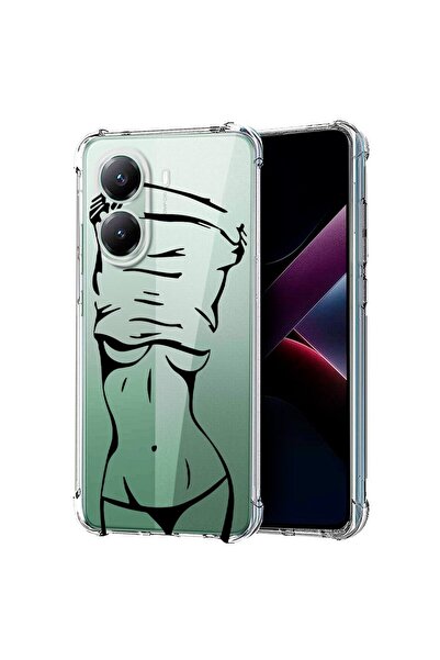 bestcase ¬Æ Husa compatibila Poco X7 Pro 5G, Anti Shock 1.5MM, Woman Body, Pr...