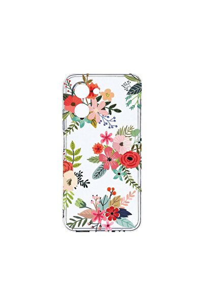 bestcase Husa BestCase¬Æ Clear Silicon 2MM, Compatibila Cu Realme C33, Flower...