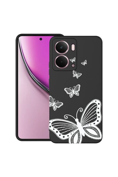 bestcase Θήκη για Realme P3 με σχέδιο πεταλούδας, TPU Ματ Εξαιρετικά Λεπτή, 2...