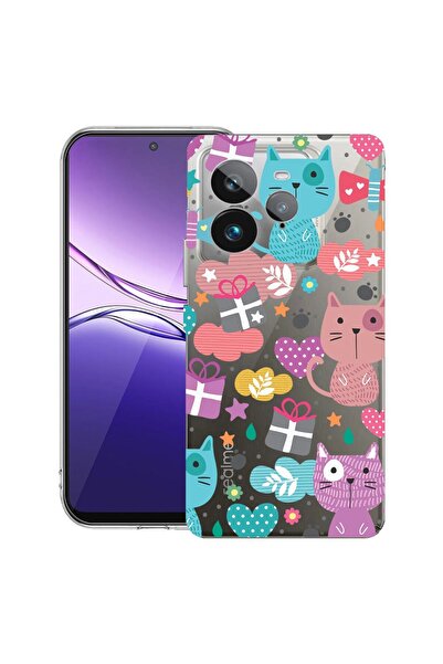 bestcase Θήκη για Realme GT 7 Pro με Σχέδιο Χαριτωμένη Γάτα, Διαφανής Λεπτή Σ...