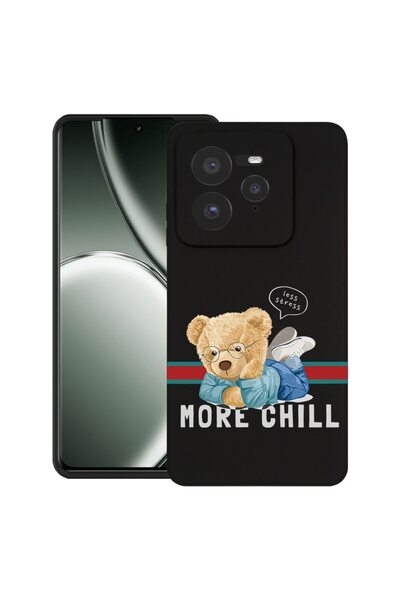 bestcase Husă pentru Realme GT 7 Pro, Silicon subțire premium de 1.2MM, Ursul...