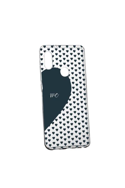 bestcase Husa Silicon, Transparent, Slim, Love Me + You, 100, Huawei P20 Lite