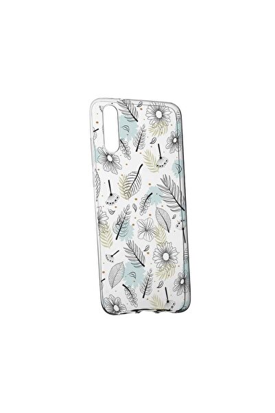 bestcase Husa Silicon, Transparent, Slim, Flori, Huawei P20