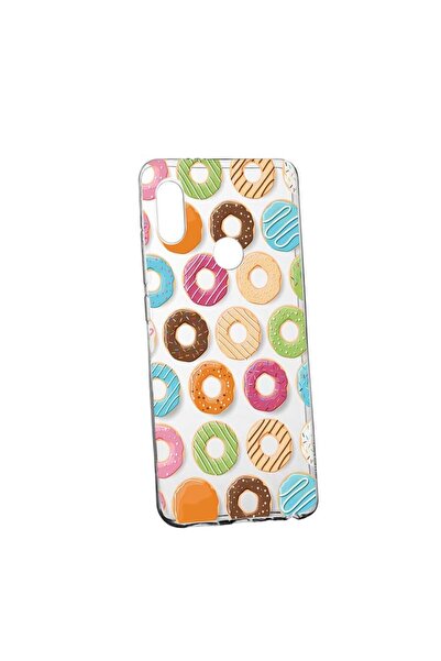 bestcase Husa Silicon, Transparent, Slim, Donut, Huawei P20 Lite