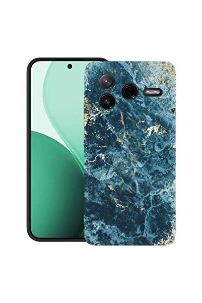 bestcase ¬Æ Husa TPU Ultra Slim Compatibil cu Poco F7 Pro, cu Design Marble -...