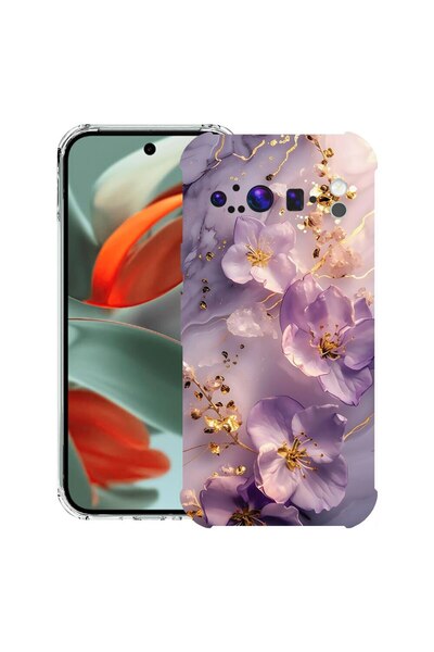 bestcase ¬Æ Husa Anti Shock Compatibila cu Google Pixel 10 Pro XL, Floral - A...
